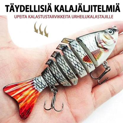 Moniosainen bioninen uintiuistin
