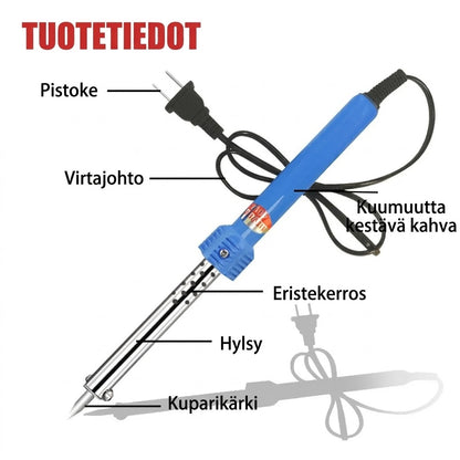 Ulkoisesti lämmitettävä sähköinen kaiverrusveitsi