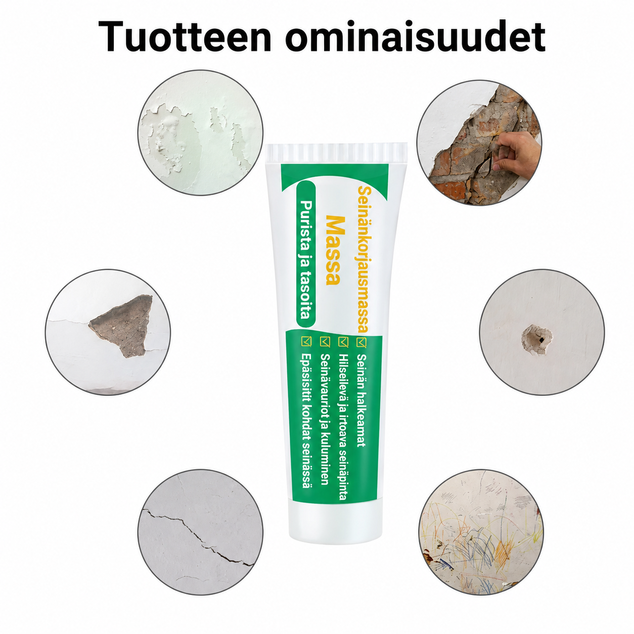 Myrkytön seinänpaikkausaine