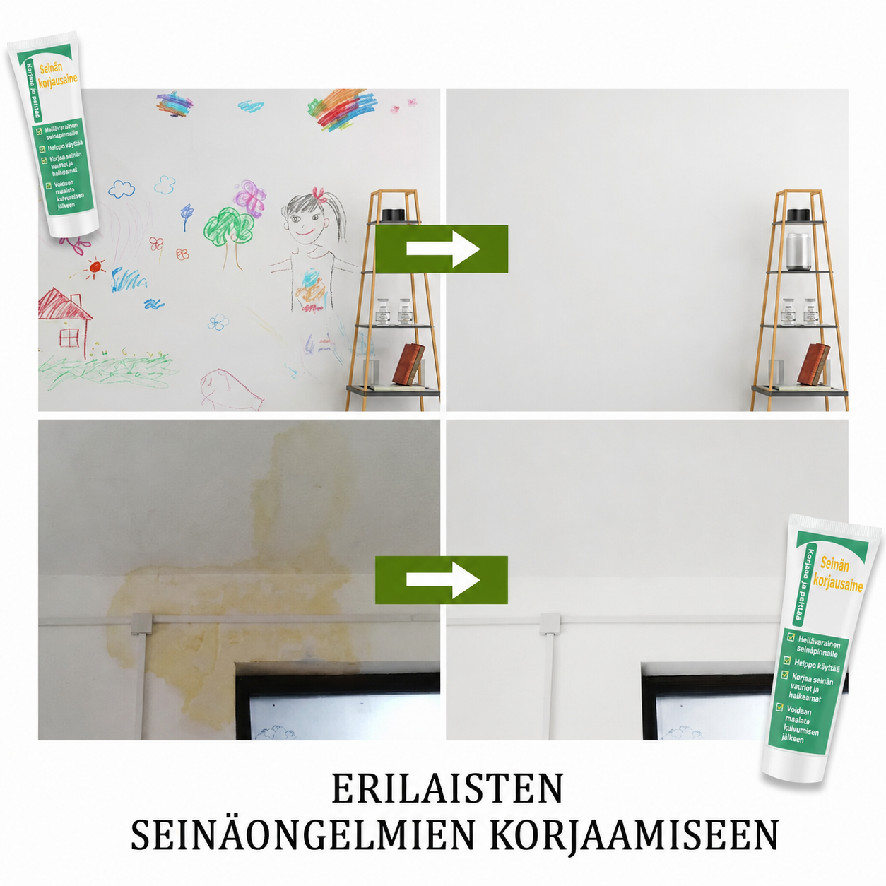 Myrkytön seinänpaikkausaine