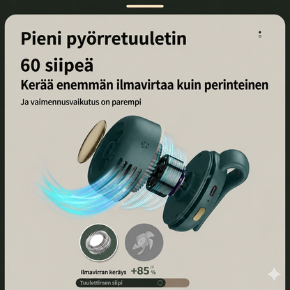 Kannettava minituuletin