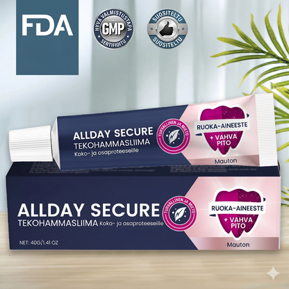 Allday Secure – vahva hammasproteesiliima
