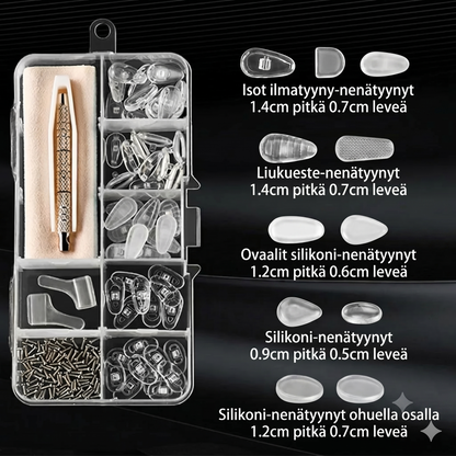 Silmälasien nenätyynyjen korjaussarja
