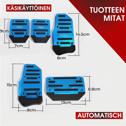 Liukumattomat jalkatuet autoon