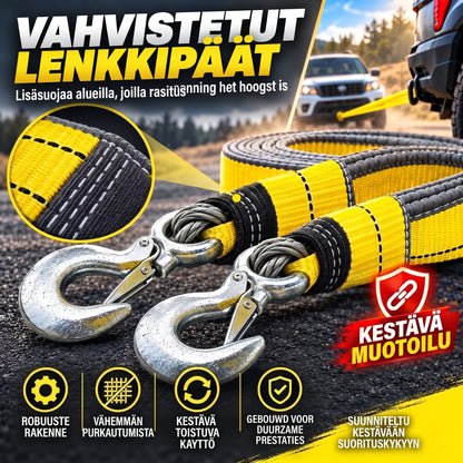 Hinausliina 8 tonnia 4 metriä U-mallisilla sakkelikoukuilla