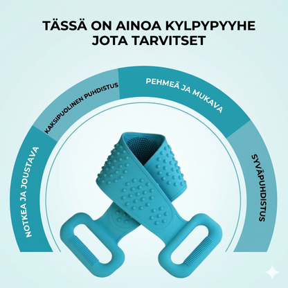 Silikoninen selänpesin