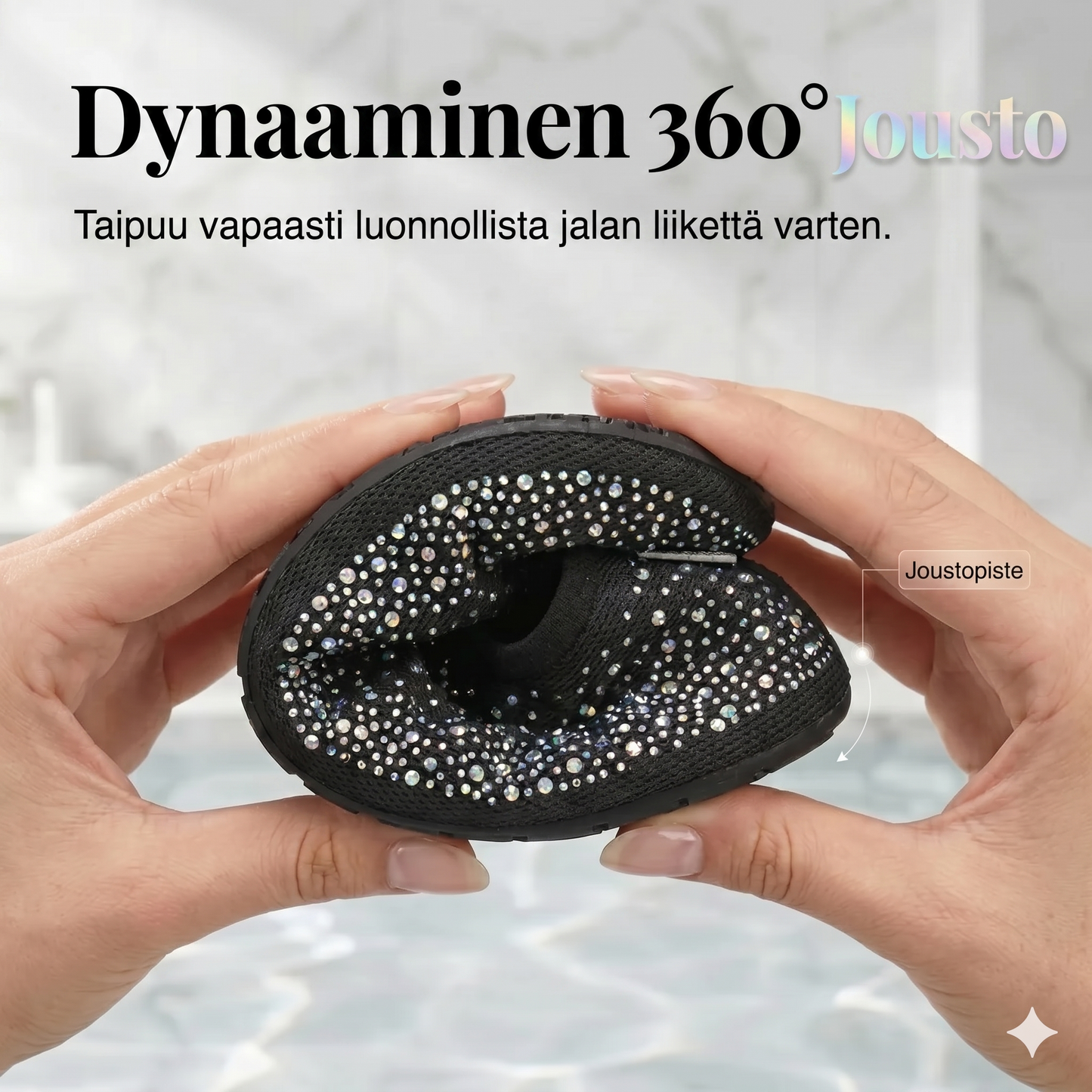 Nopeasti kuivuvat uimakengät rantakävelyyn