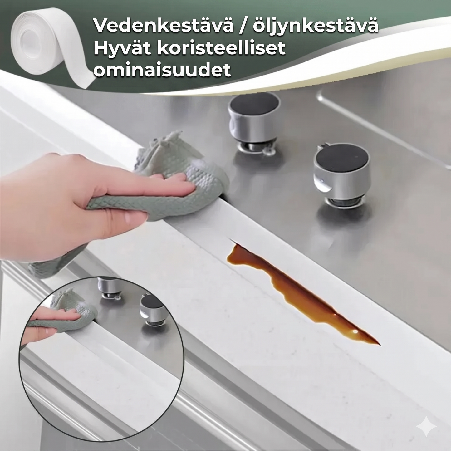 Vedenpitävä tiivistysteippi (320 cm)