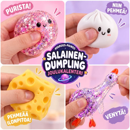 Squishiverse-yllätyskalenteri squishy-leluilla