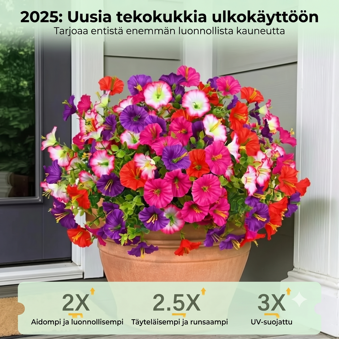 UV-kestävä tekopetuniakimppu