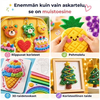3D-kohokuviointikynäsarja mikrovaahtorakenteella