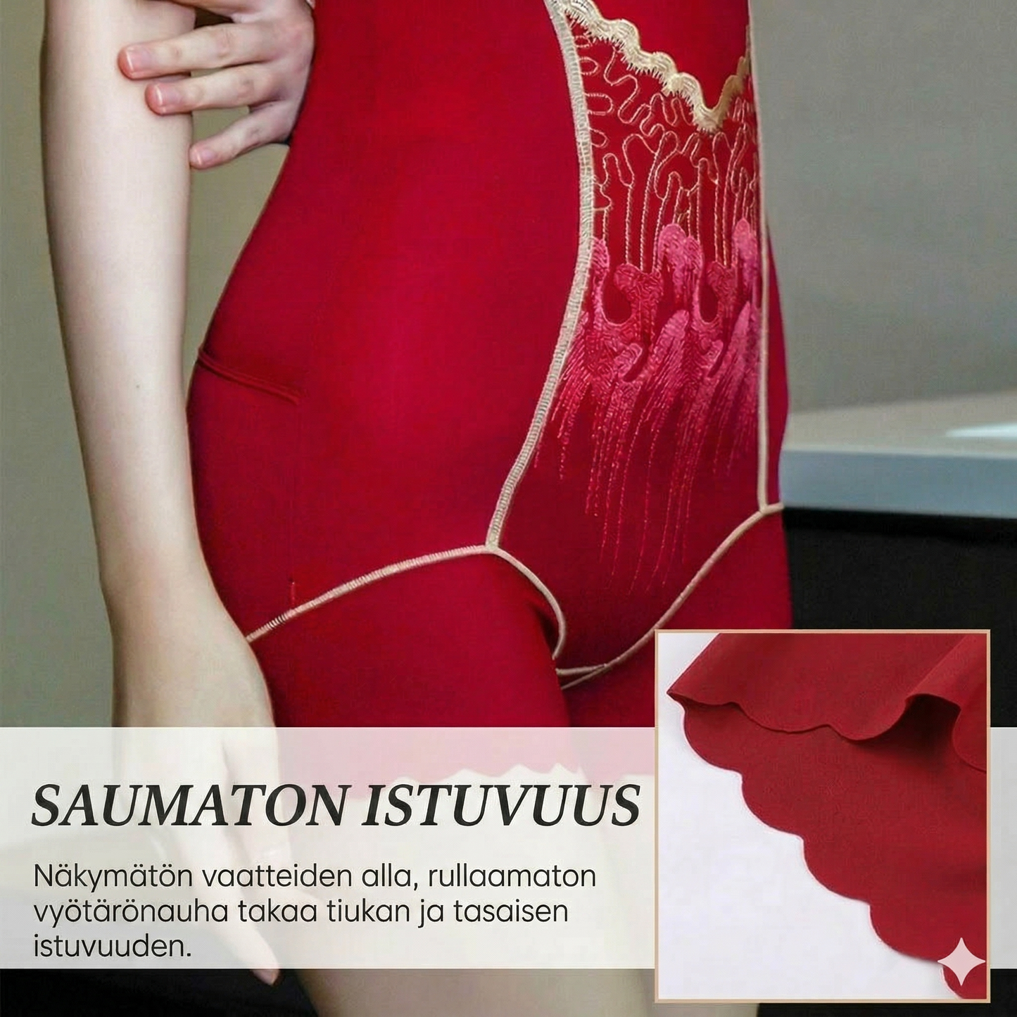 Korkeavyötäröiset muotoilevat shortsit naisille