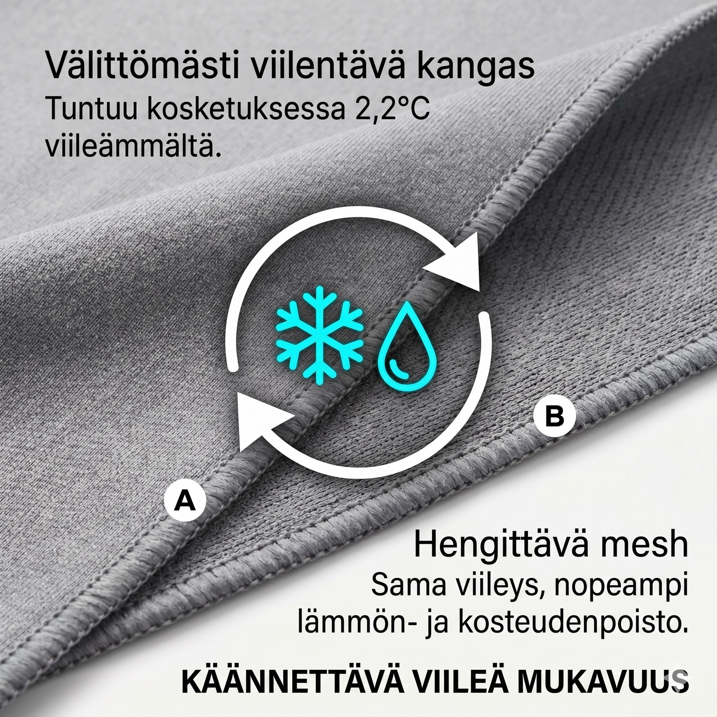 Viilentävä peitto kuumille nukkujille