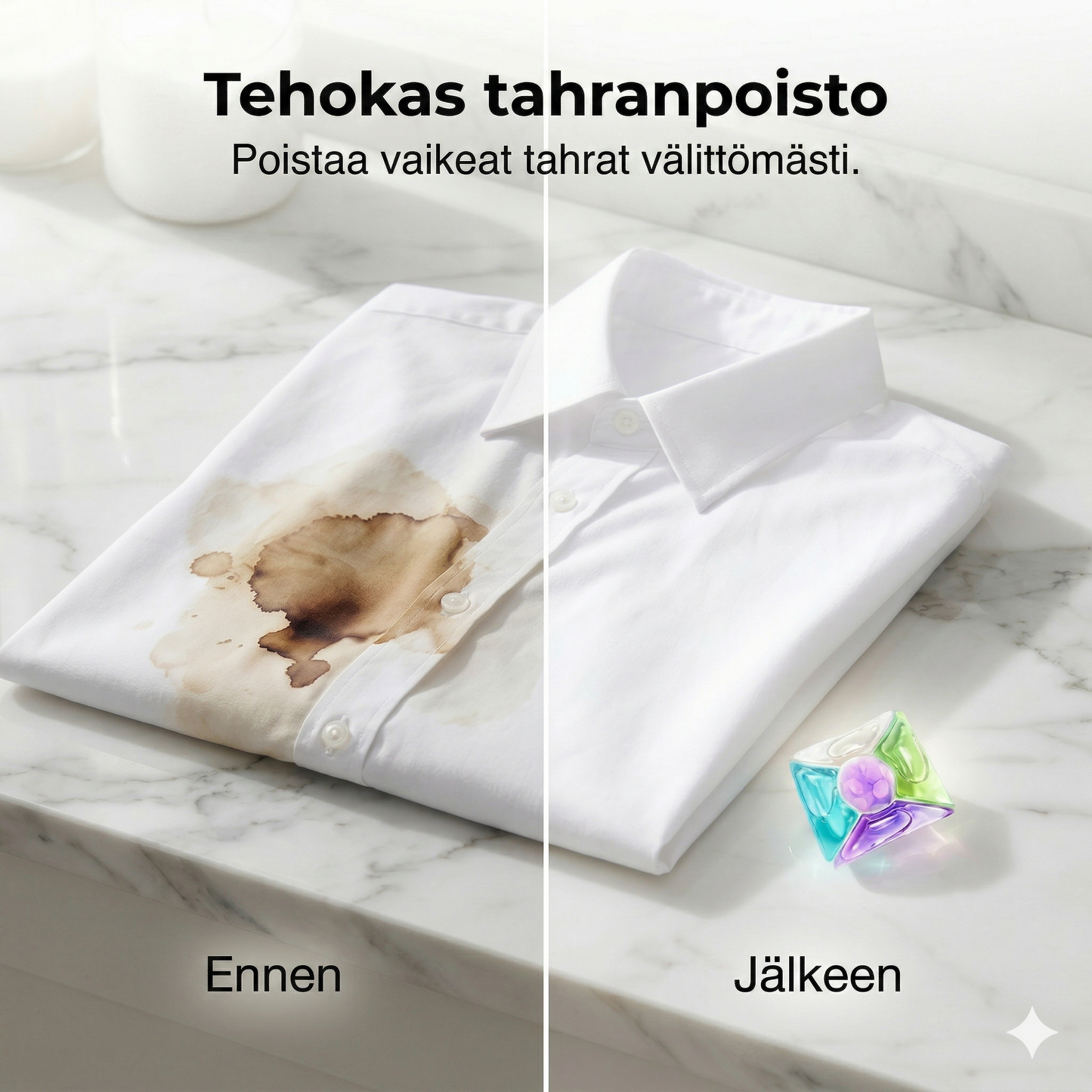 Pesuainekapselit perusteelliseen puhdistukseen ja sterilointiin (11g5 kpl)