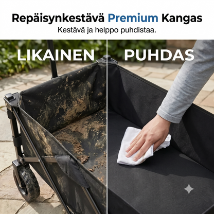 Kokoontaittuva vetokärry