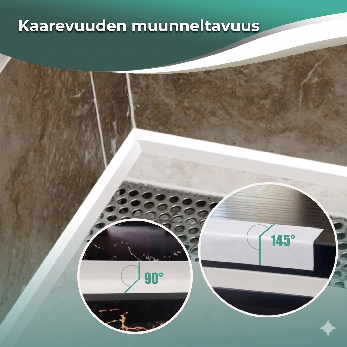 Vedenpitävä tiivistysteippi (320 cm)
