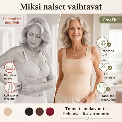 ReeFit kaaritueton rintaliivitoppi mukavalla tuella
