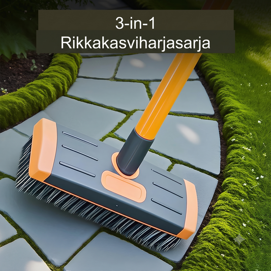 3-in-1 saumaharja terassille ja ajotielle