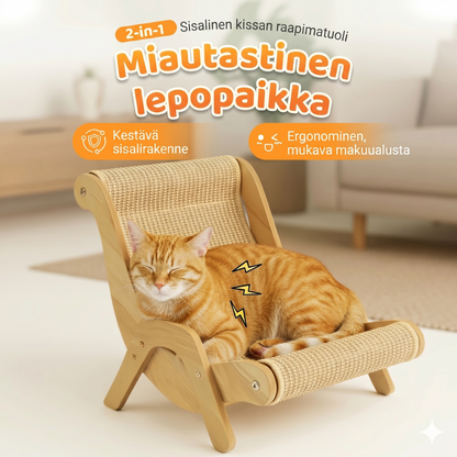 2-in-1 sisal-kissanraapimisalusta