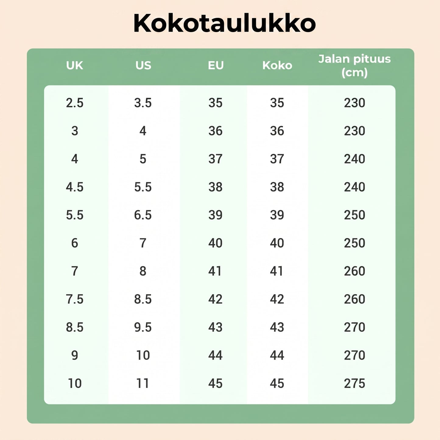 Pituutta lisäävät ilmatyynylliset pohjalliset 1 pari