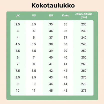 Pituutta lisäävät ilmatyynylliset pohjalliset 1 pari