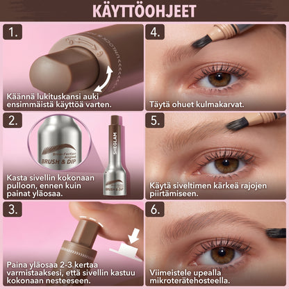 Kulmakarvojen muotoilija nopeaan kulmakarvojen muotoiluun