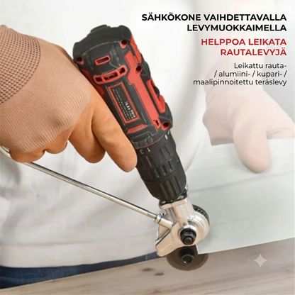 Metallisahisovitus porakoneelle