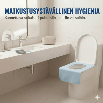 Kertakäyttöiset vedenpitävät wc-istuimen suojat