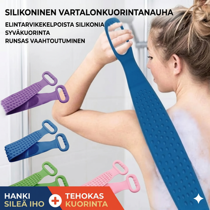 Silikoninen selänpesin