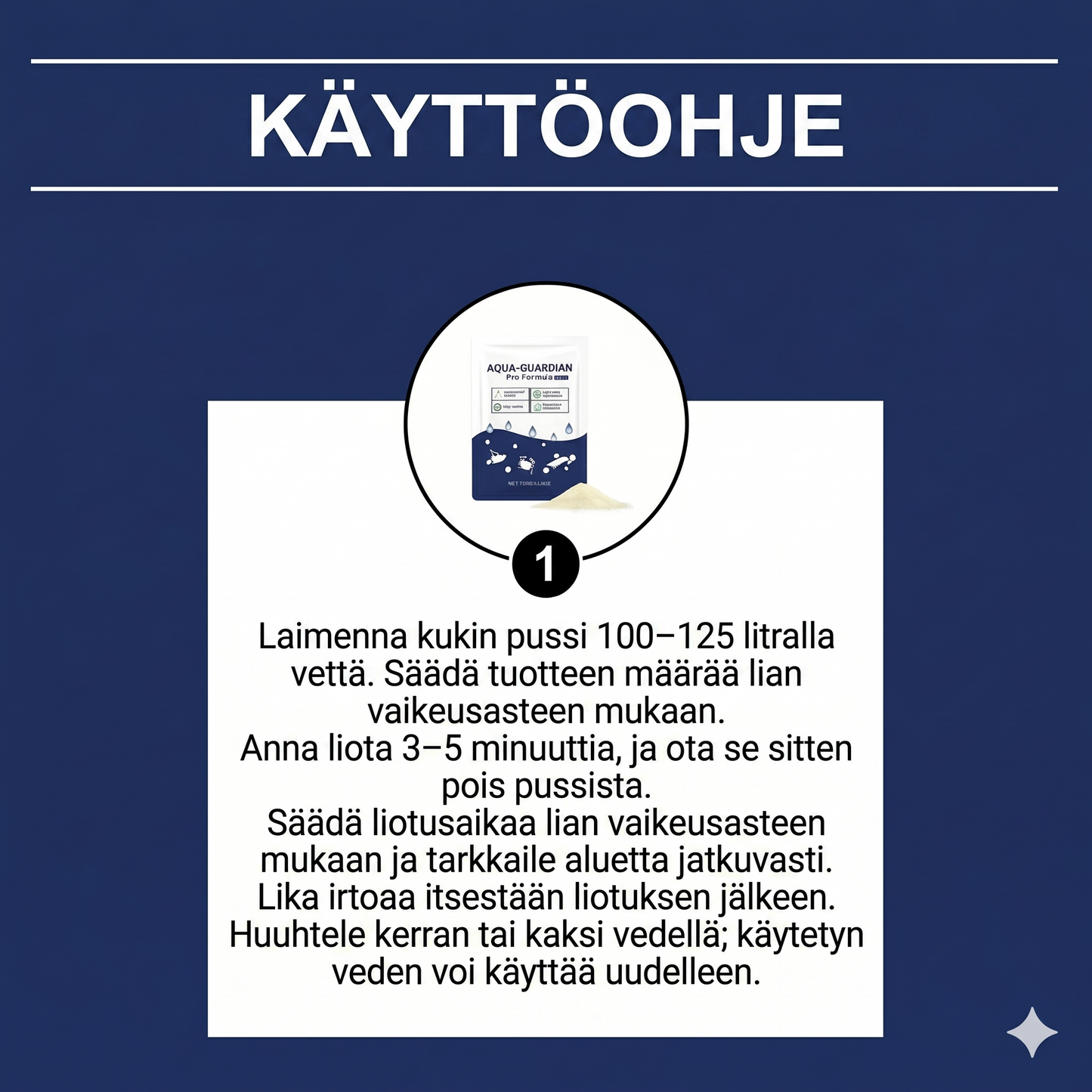 Aqua-Guardian Pro Formula vedenpuhdistin