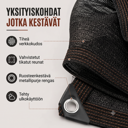 Aurinkosuojattu yksityisyysverkko