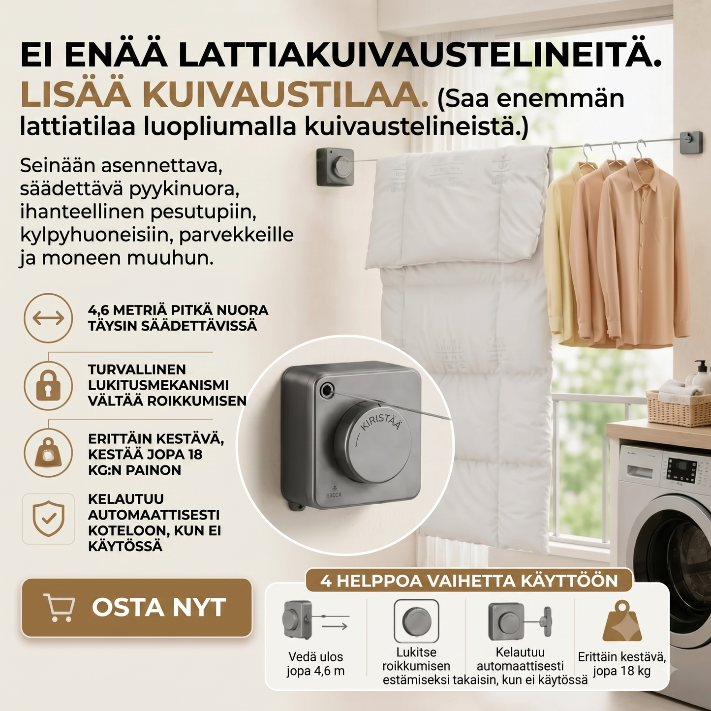 Kompakti pyykkinaru