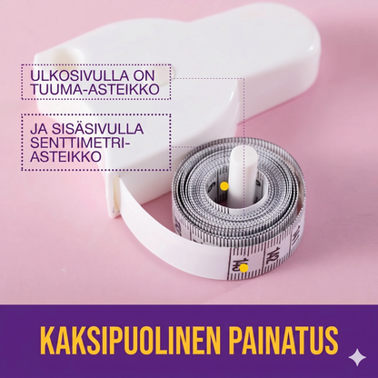 Automaattisesti kelautuva mittanauha
