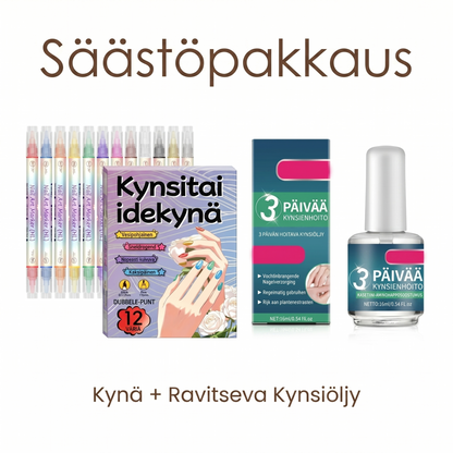 Nämä kaksipäiset kynät tekevät kynsistäsi taideteoksen