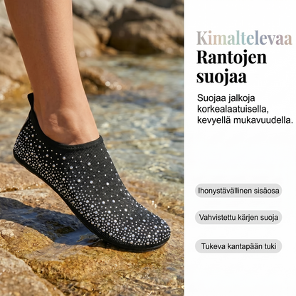 Nopeasti kuivuvat uimakengät rantakävelyyn