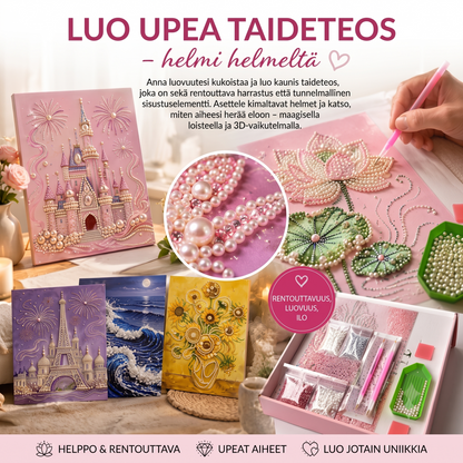 Timanttimaalaussetti useilla eri kuva-aiheilla