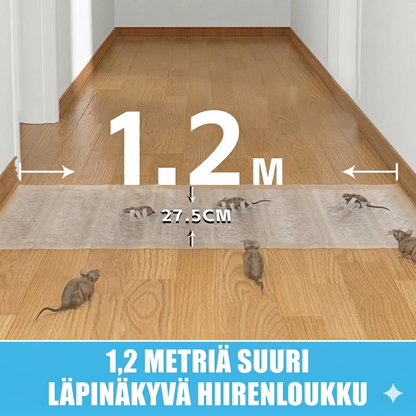 1,2 m suuri läpinäkyvä hiirenloukku