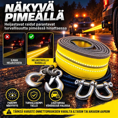 Hinausliina 8 tonnia 4 metriä U-mallisilla sakkelikoukuilla