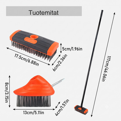 3-in-1 saumaharja terassille ja ajotielle