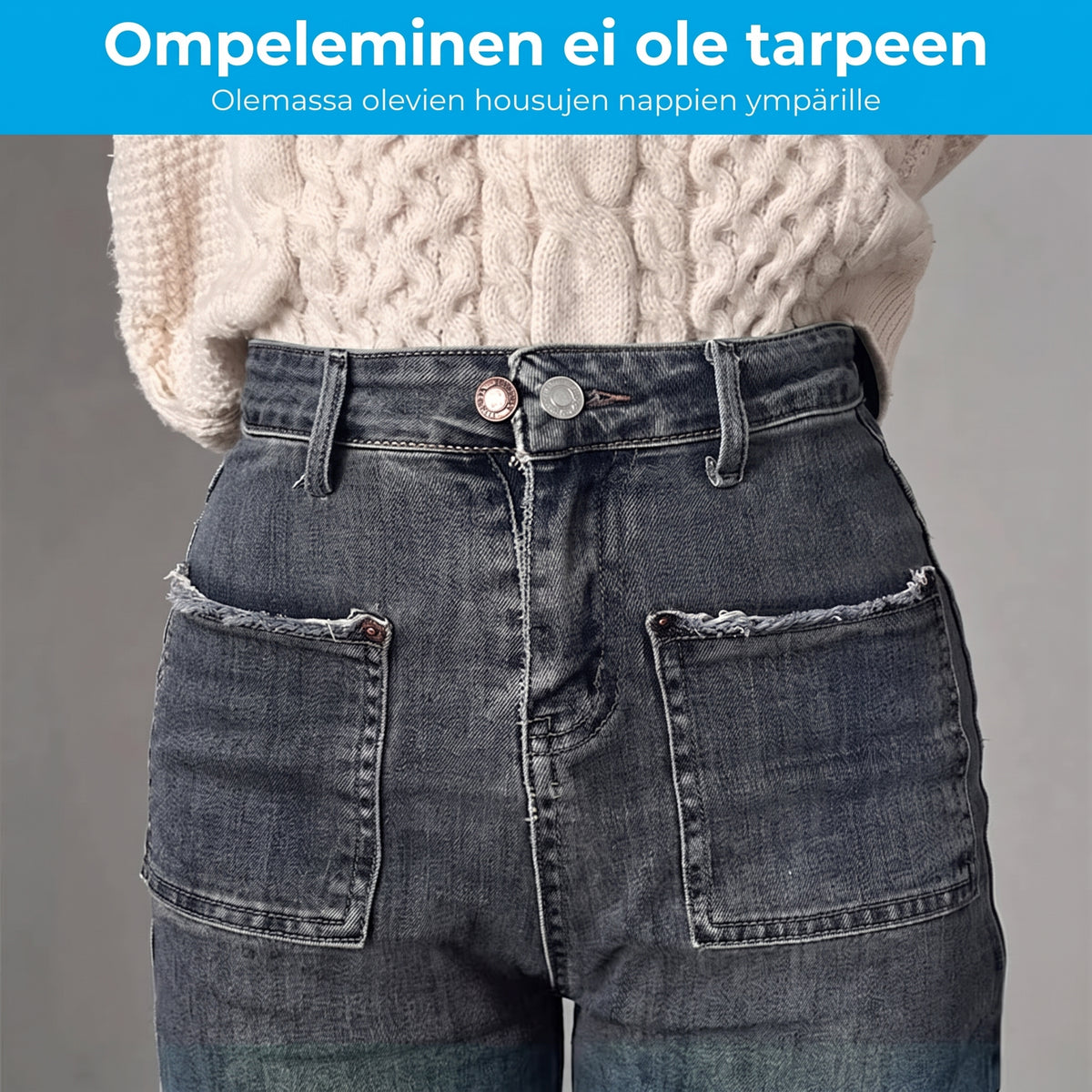 Metalliset napinpidennykset housuihin 10 kappaleen setti