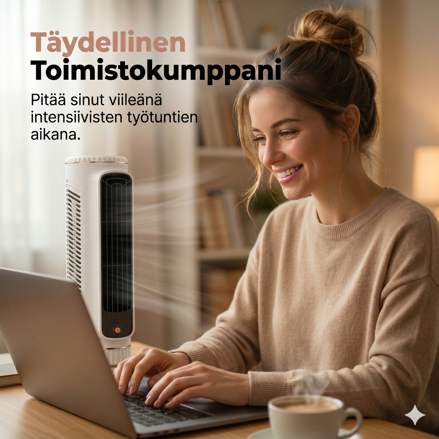 Kannettava USB-tornituuletin 3 nopeudella