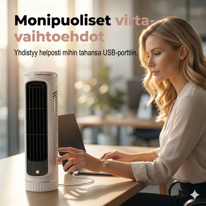 Kannettava USB-tornituuletin 3 nopeudella
