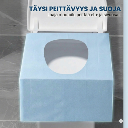 Kertakäyttöiset vedenpitävät wc-istuimen suojat