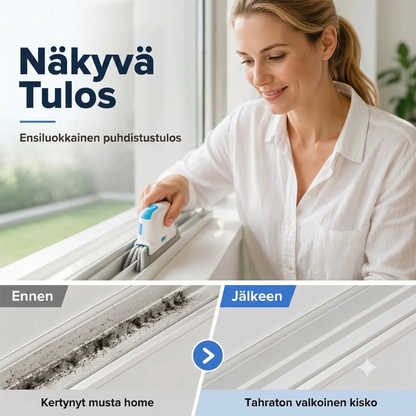 Monikäyttöinen kiskojen ja rakojen puhdistin 3 in 1
