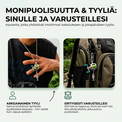 Kaulakoru miniatyyri-ongella