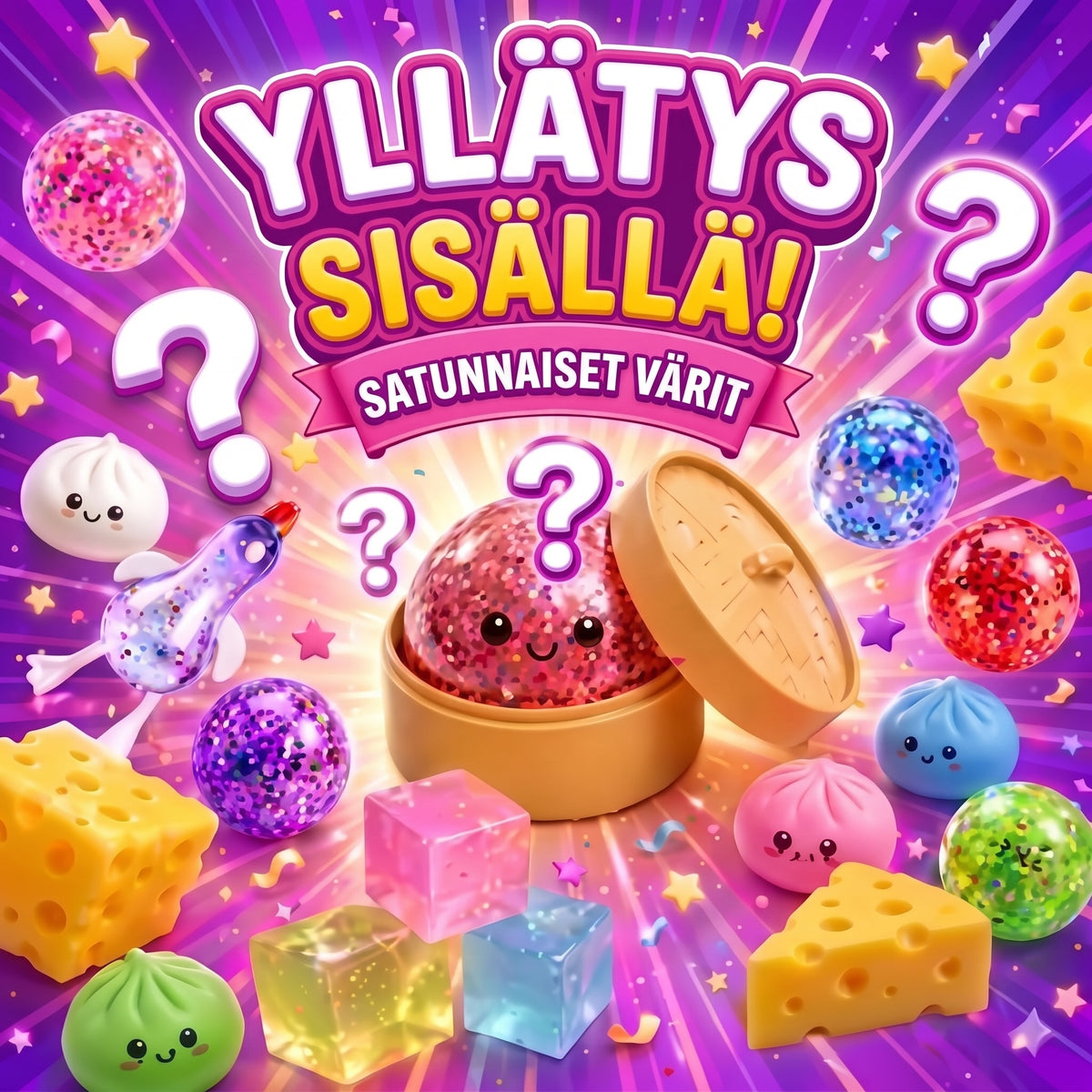 Squishiverse-yllätyskalenteri squishy-leluilla