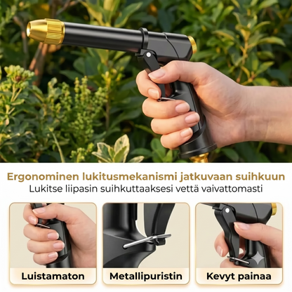 Puutarhaletkun ruiskupistooli