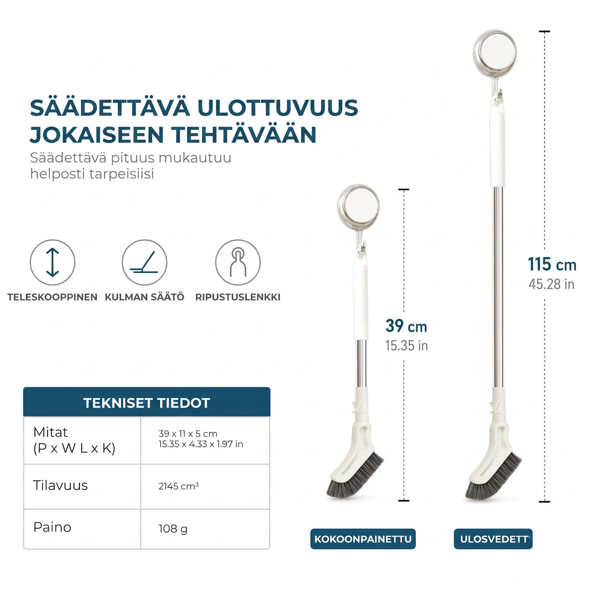 Teleskooppinen rakoharja