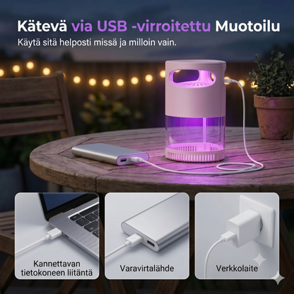 UV-hyttyslamppu – USB-käyttöinen, kemikaaliton,hiljainen