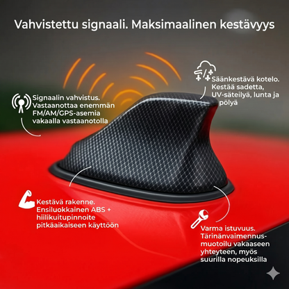 Shark-autoantennivahvistin – ylivertainen radiovastaanotto